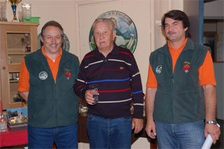 Senioren 3: Sportwart Kurt Kager, 2. Manfred Arbinger, OSM Manfred Schafferer