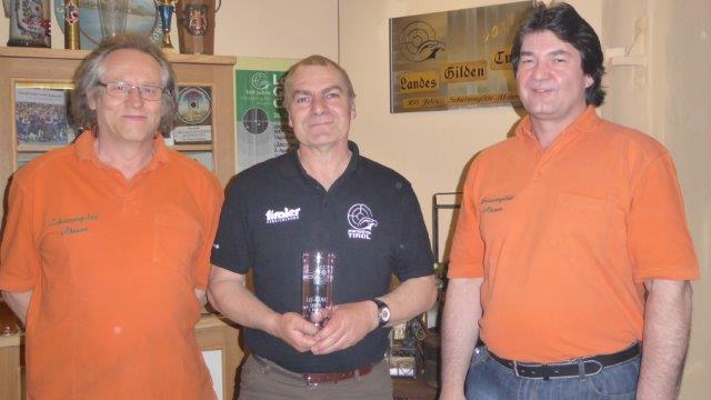 Senioren 2: Sportleiter Kurt Kager, 1. Armin Brstle, OSM Manfred Schafferer