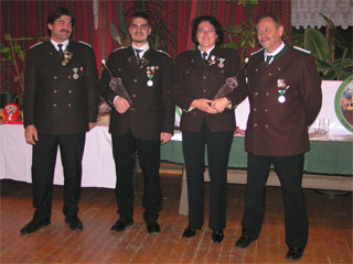 OSM, KK Gildemeister 2006 Brstle Robert, KK Hobbymeister 2006 Schafferer Claudia, Sportleiter 